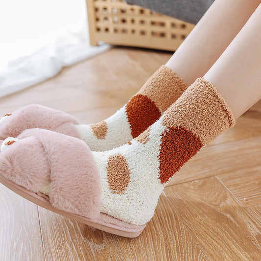 Non-Slip House Floor Socks - Warm Indoor Slipper Socks for Men & Women | UK Comfort