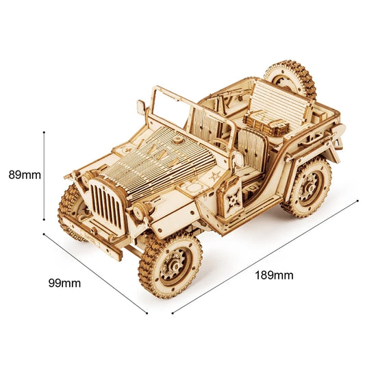ROBOTIME 3D Wooden Puzzle - Classic Mechanical Model Building Kit MC701