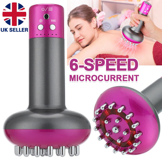 Electric Guasha Massage Brush - Body Massager for Pain Relief & Relaxation