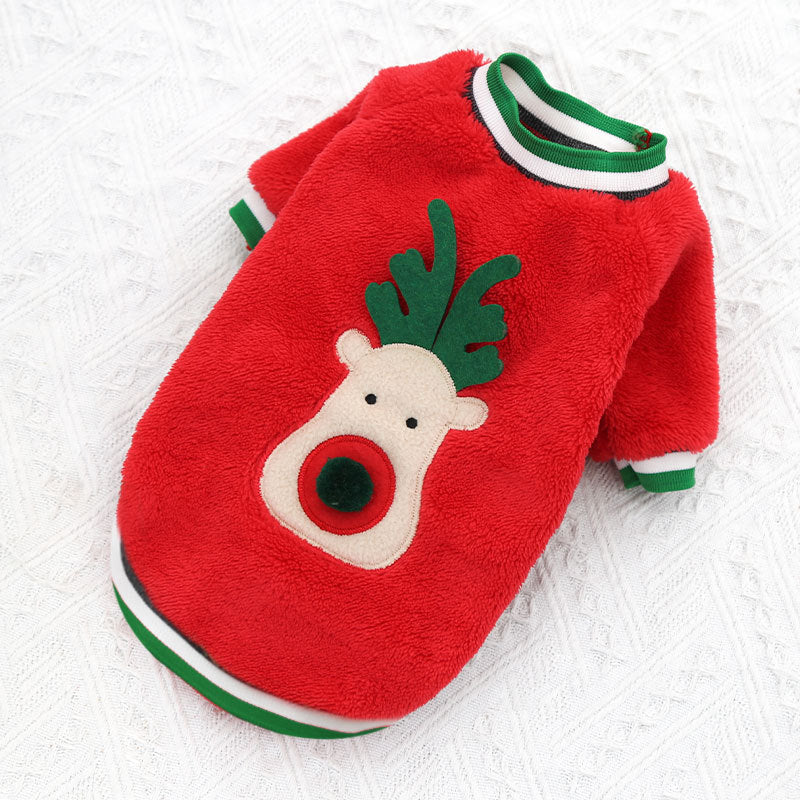 Festive Dog Christmas Outfit - Cute Holiday Pet Clothes For Pups