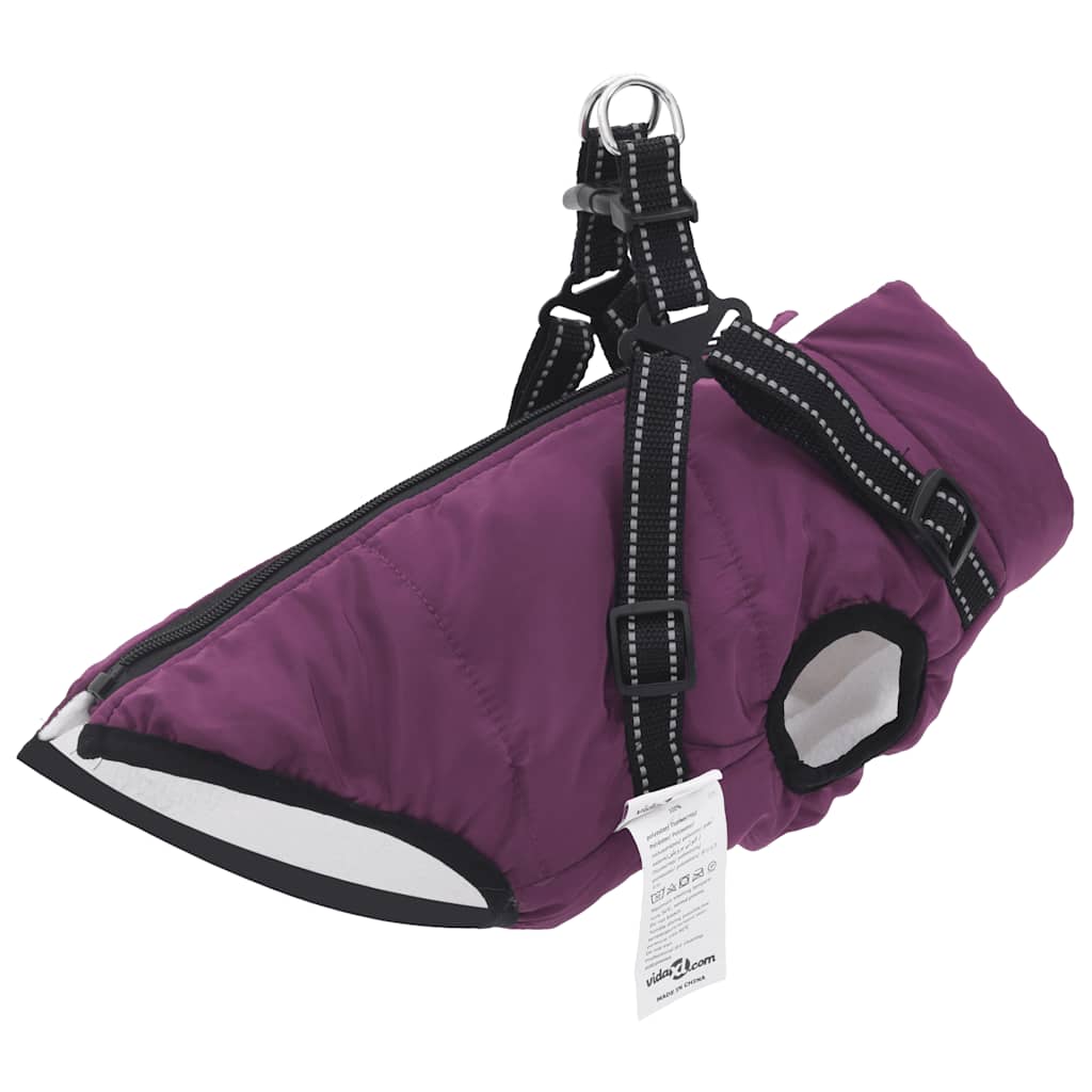 Waterproof Reflective Dog Coat with Built-in Harness – Ideal for UK & Germany Winters L44