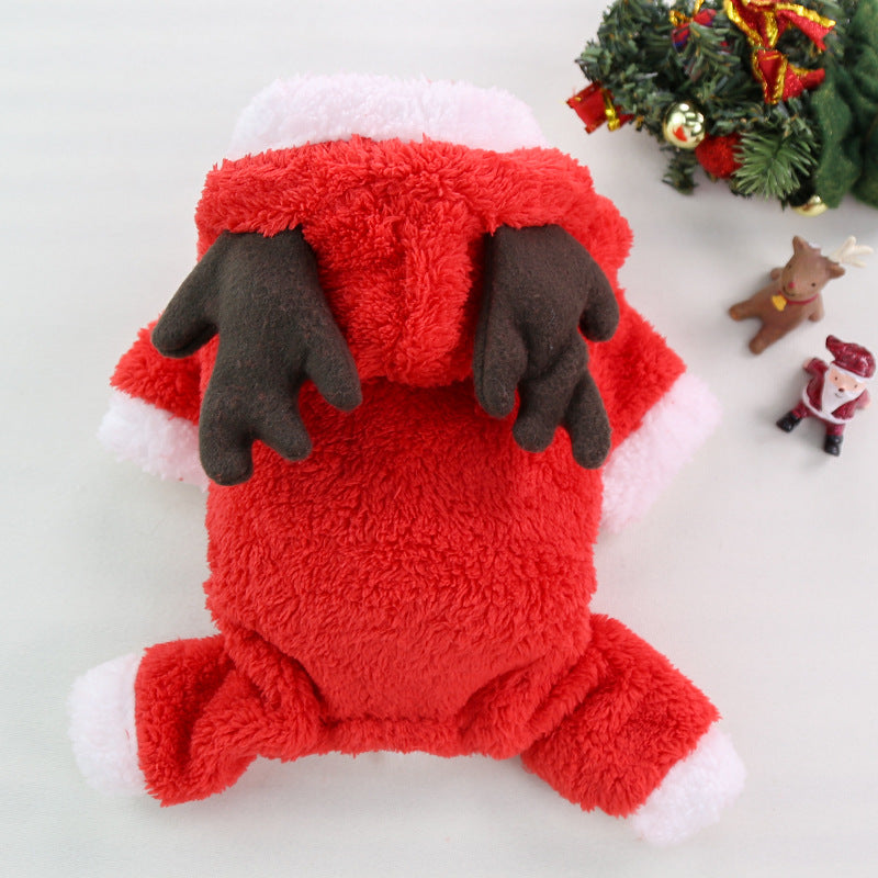 Festive Dog Christmas Outfit - Cute Holiday Pet Clothes For Pups