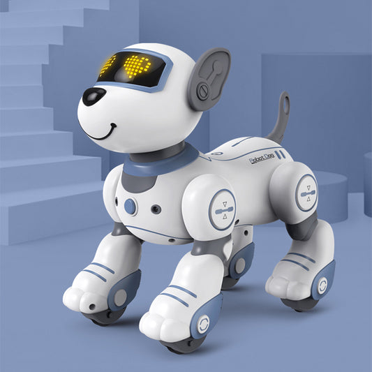 Interactive Robot Dog Toy - Gesture Sensing Remote Control Pet for Kids