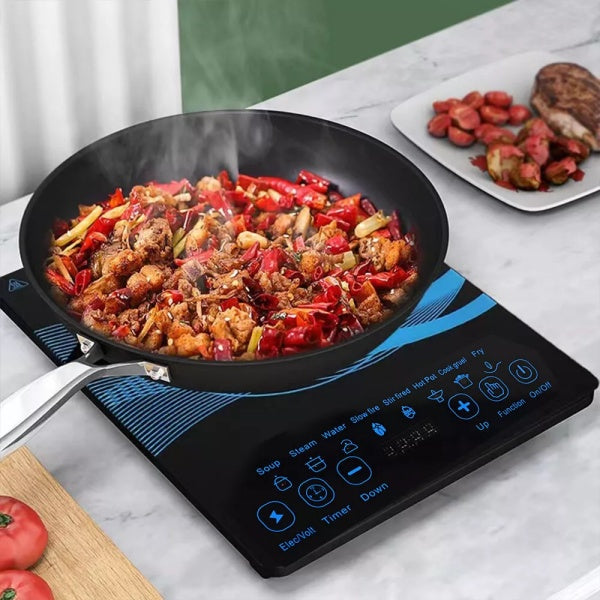 Compact Induction Cooker With High Power Output Timer  Safety Lock Included