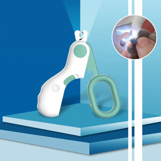 LED Pet Nail Clipper - Professional Grooming Scissors for Cats & Small Dogs