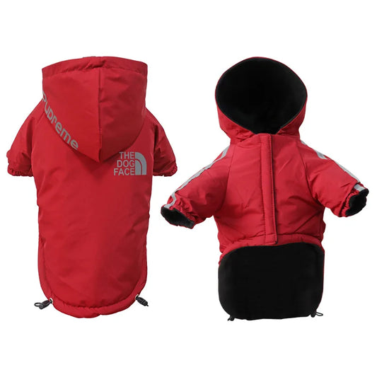Waterproof Reflective Pet Coat for Small-Medium Dogs - Winter Warm Fleece Dog Jacket Raincoat