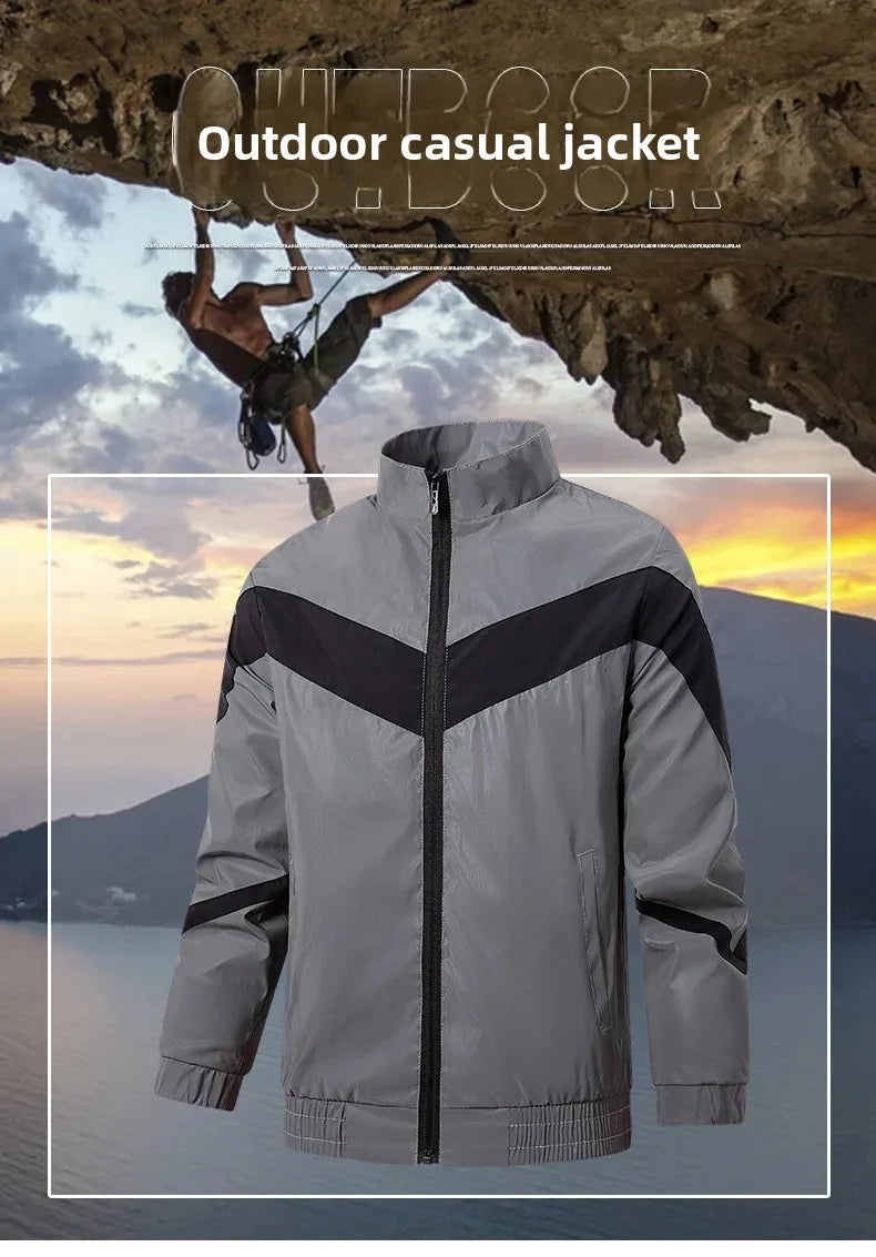 2025 Reflective Performance Jacket - Waterproof Casual Fashion Coat for Men & Unisex Style UK