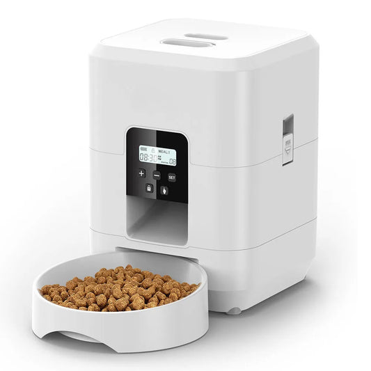 Smart Automatic Pet Feeder - Timed Food Dispenser for Dogs & Cats