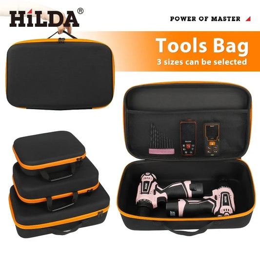 HILDA Waterproof Tool Bag - Large Capacity Shockproof Storage Organizer in 3 Sizes for Ultimate Protection