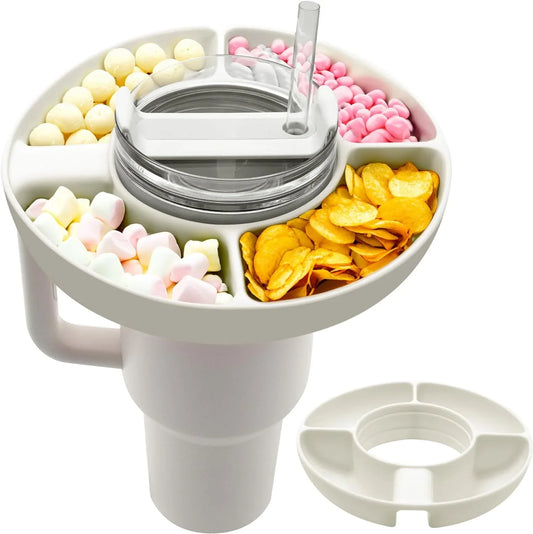 Stanley Cup Snack Bowl - Silicone Snack Tray for 40oz Tumbler (1.0/2.0)