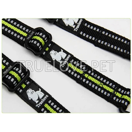 TrueLove Reflective Double Dog Lead - No-Tangle Coupler for 2 Dogs