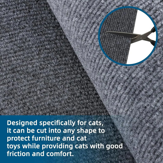 Self-Adhesive Cat Scratching Mat - Trimmable Sofa & Furniture Protector