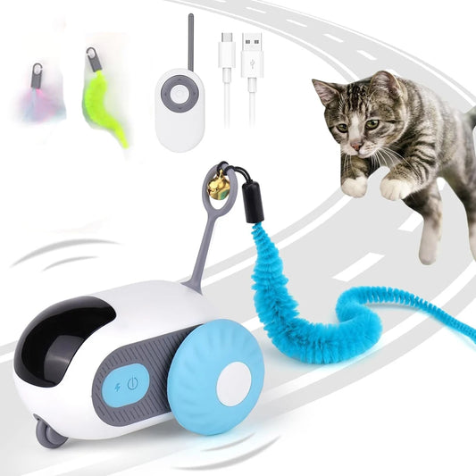 Smart Interactive Cat Toy - 2 Modes Automatic Moving Remote Control Ball