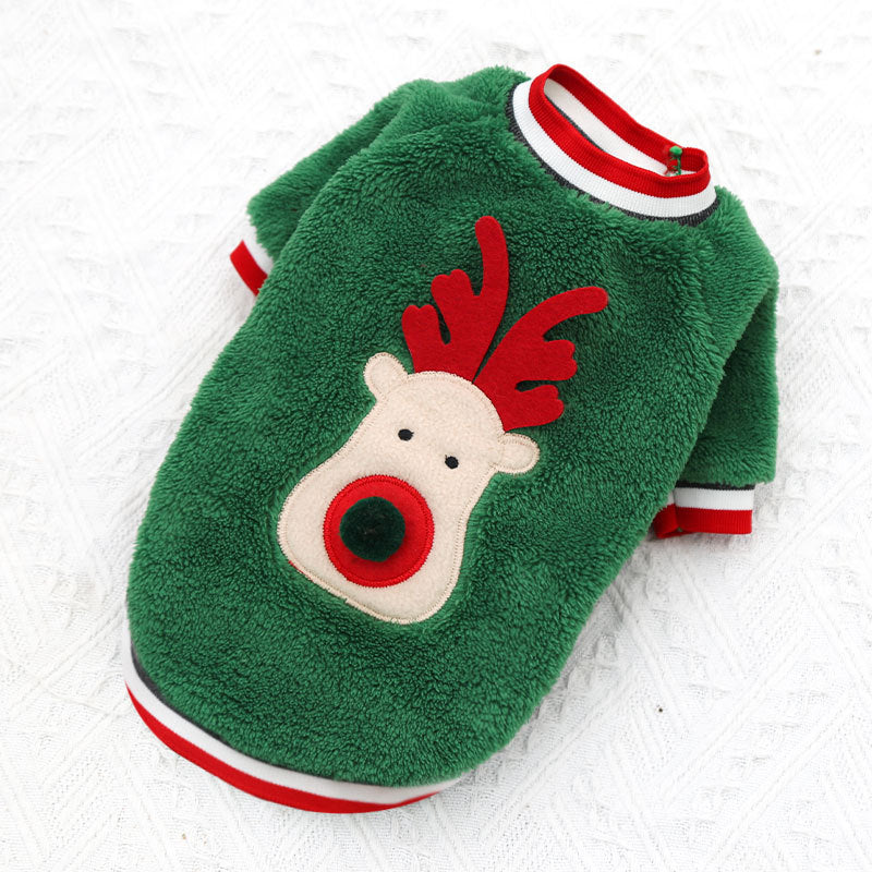 Festive Dog Christmas Outfit - Cute Holiday Pet Clothes For Pups