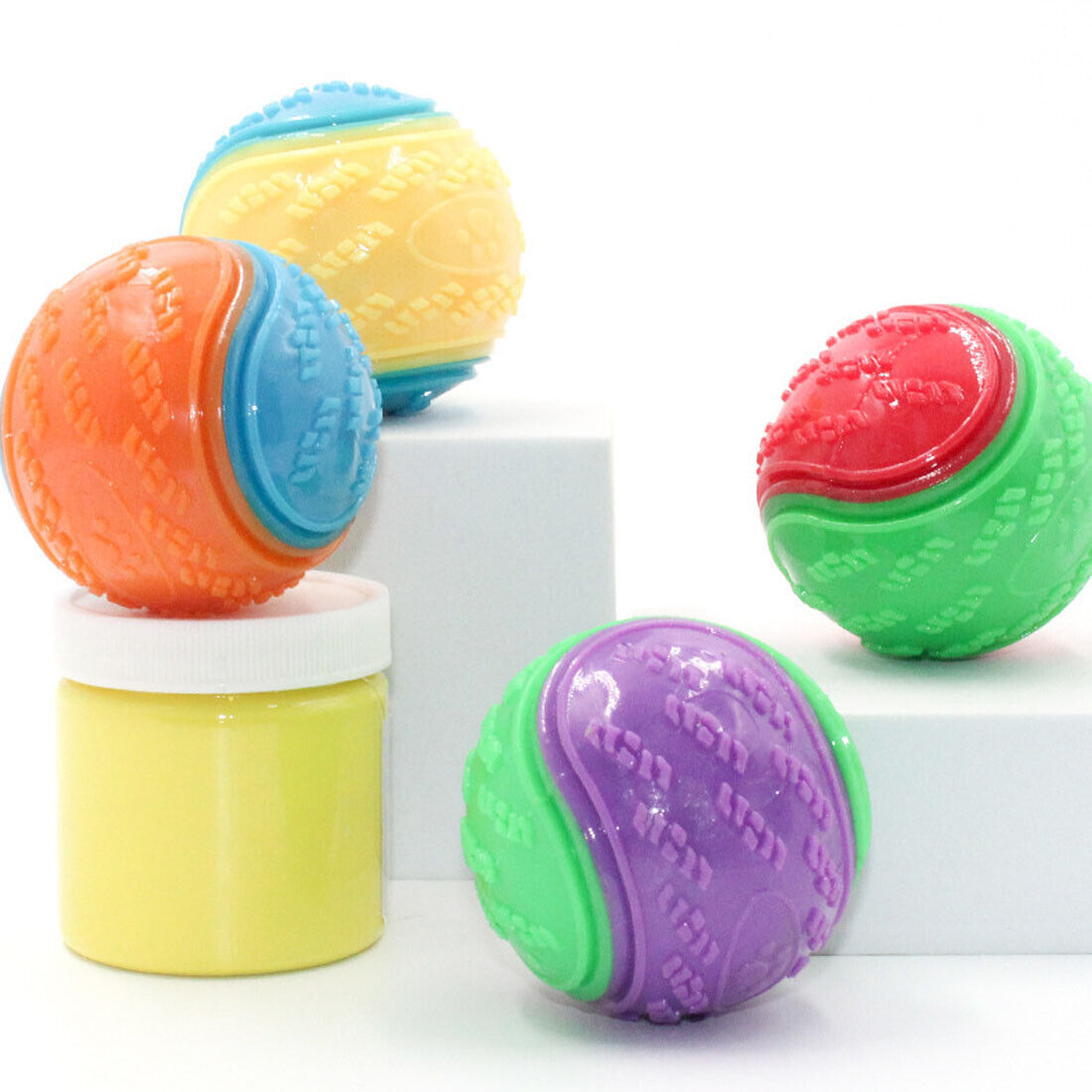 Scooby-Doo Durable Squeaky Set Of 8 - Interactive Teeth Cleaning Toys for Dogs UK